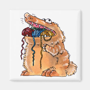 Yarn Monster Magnet