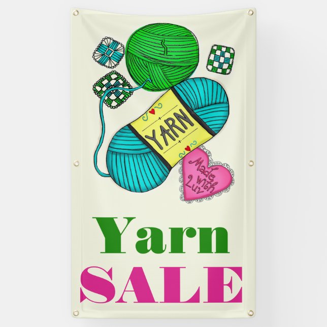Yarn Sale Banner (Vertical)