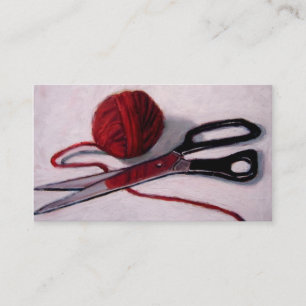 YARN, SCISSORS: ART: BUSINESS CARD