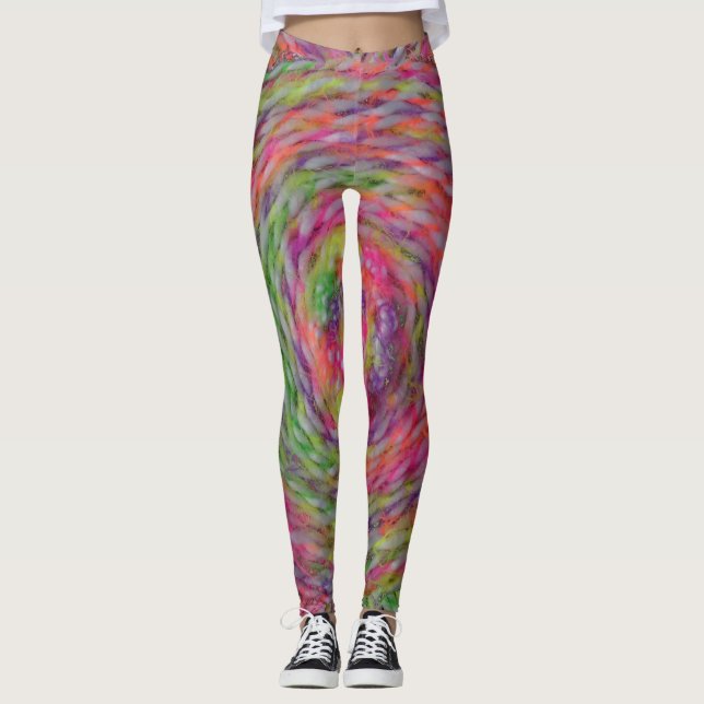 Yarn Swirl Leggings (Front)