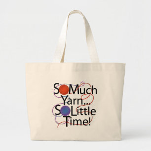 Yarn Time Large Tote Bag