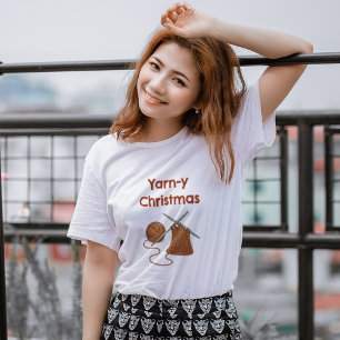 Yarn-y Christmas Knitting T-Shirt