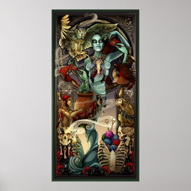 Yarn Zombies "Bridgette" Full-Length Poster (Front)