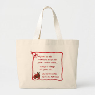 Yarnaholic totebag large tote bag