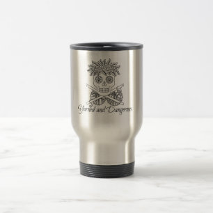 Yarned and Dangerous Sugared Travel Coffee Mug