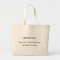 Yarnivore 100% Natural Cotton Jumbo Tote Bag