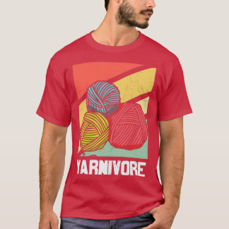 Yarnivore Knitting Design for Knitters  T-Shirt