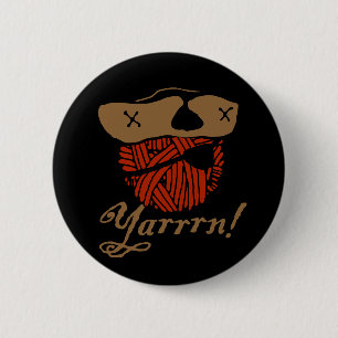 Yarrn 6 Cm Round Badge