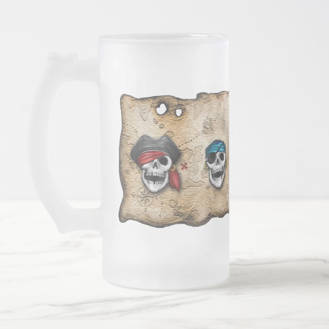 Yarrrr - Pirate Frosted Mug (Left)