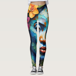 “Yarumi” Orchid Spirit - Women In Amazonia Leggings