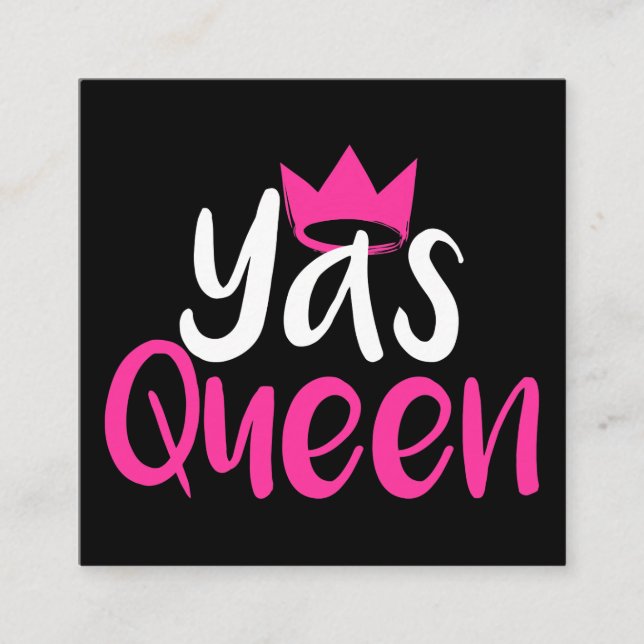 Yas Queen Business Card (Front)