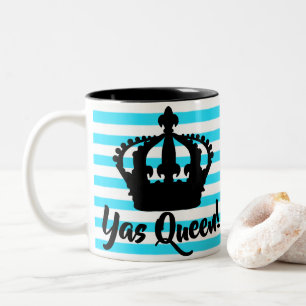 Yas Queen! Crown Striped Cup