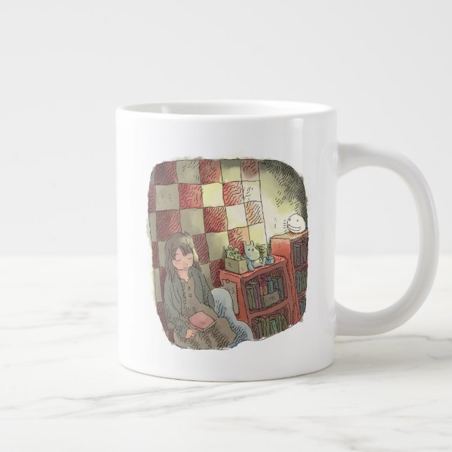 Yasashiniji Large Coffee Mug (Right)