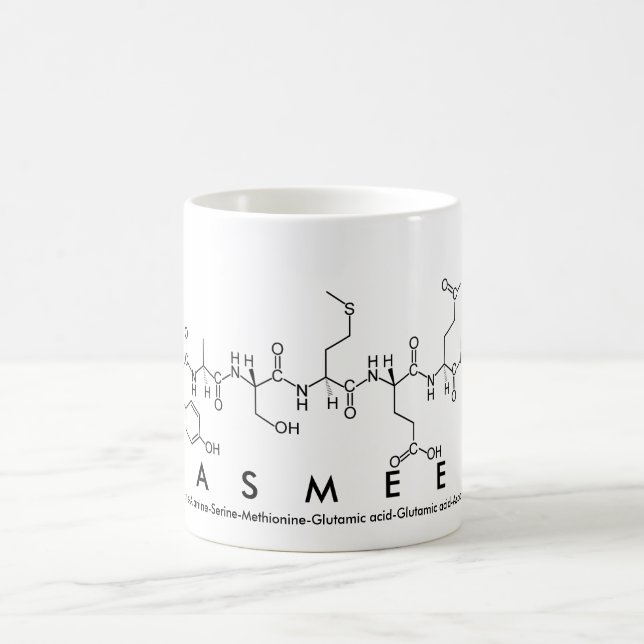 Yasmeen peptide name mug (Center)