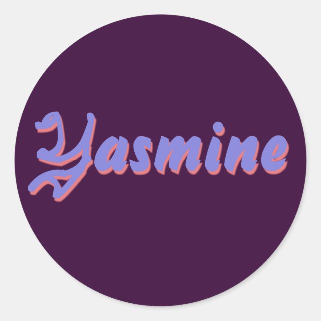 Yasmine Sticker (Front)