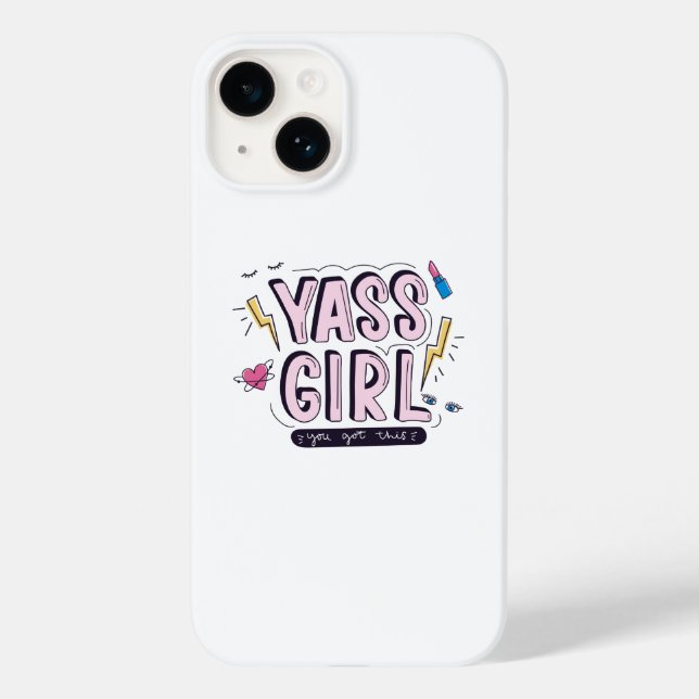 Yass Girl | You Got This Case-Mate iPhone Case (Back)