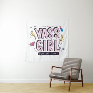 Yass Girl   You Got This Tapestry
