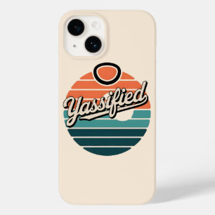 Yassified Retro Sunset Case-Mate iPhone 14 Case