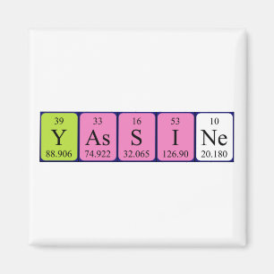 Yassine periodic table name magnet