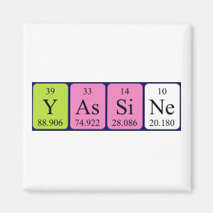 Yassine periodic table name magnet