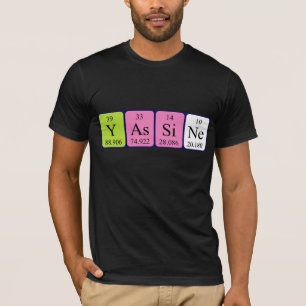 Yassine periodic table name shirt