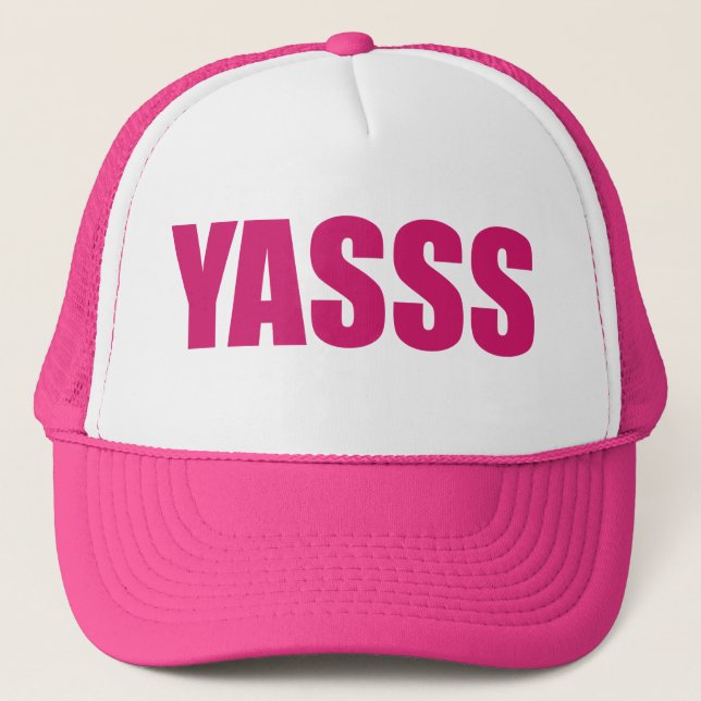 YASSS TRUCKER HAT (Front)