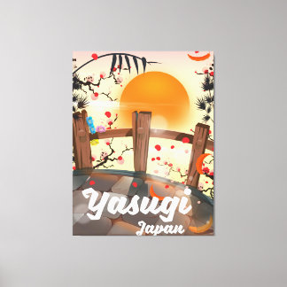 Yasugi Japan Blossom garden Canvas Print