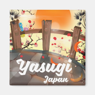 Yasugi Japan Blossom garden Magnet