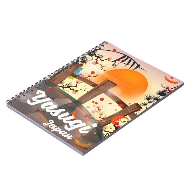 Yasugi Japan Blossom garden Notebook (Left Side)