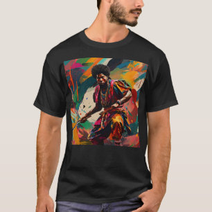 Yasuke African Samurai Warrior Abstract T-Shirt