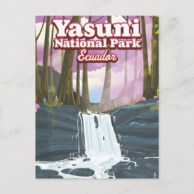 Yasuni National Park Ecuador Postcard (Front)