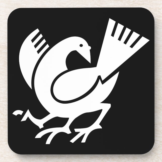 Yata crow coaster (Front)