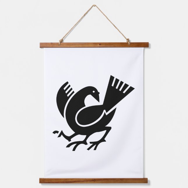 Yata crow hanging tapestry (Front)