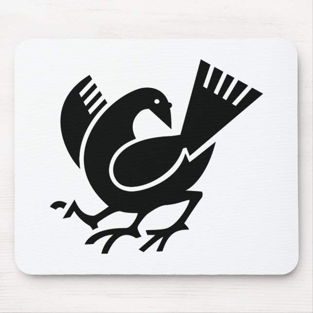 Yata crow mouse mat (Front)