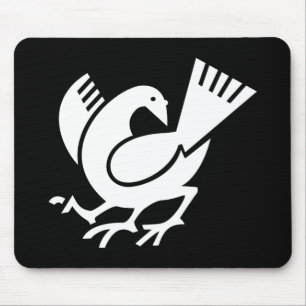 Yata crow mouse mat