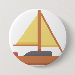 Yatch 7.5 Cm Round Badge