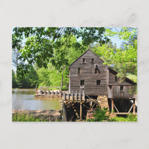 Yates Mill in Raleigh, North Carolina Postcard