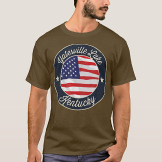 Yatesville Lake - Patriotic Kentucky Souvenir T-Sh T-Shirt