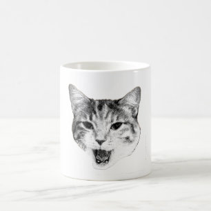 Yawning Cat – Maximum Drama Coffee Mug