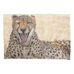 Yawning Cheetah Pillowcase