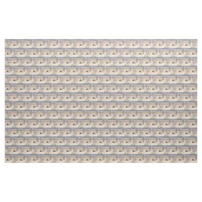 Yawning lion fabric (Yard)