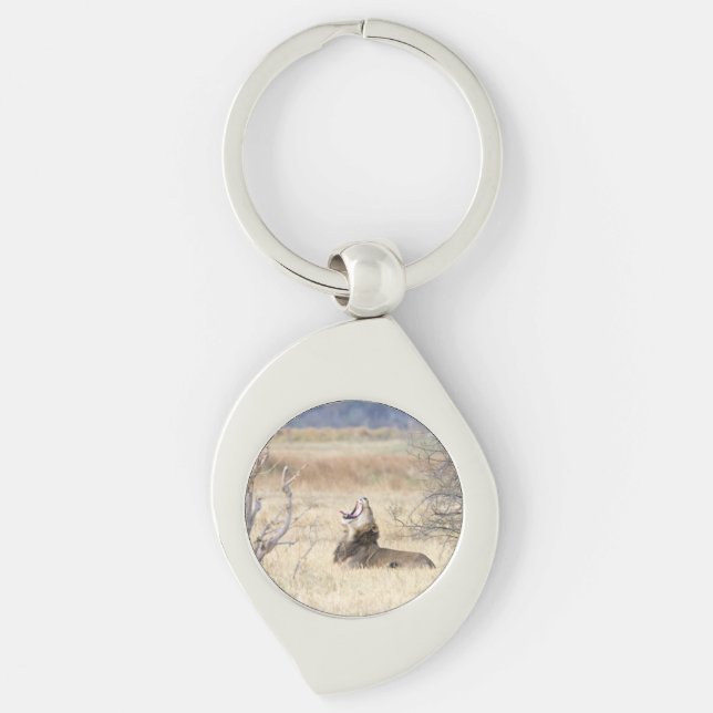 Yawning lion key ring (Front)