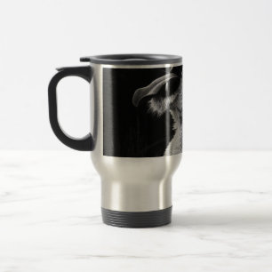 yawning lion travel mug
