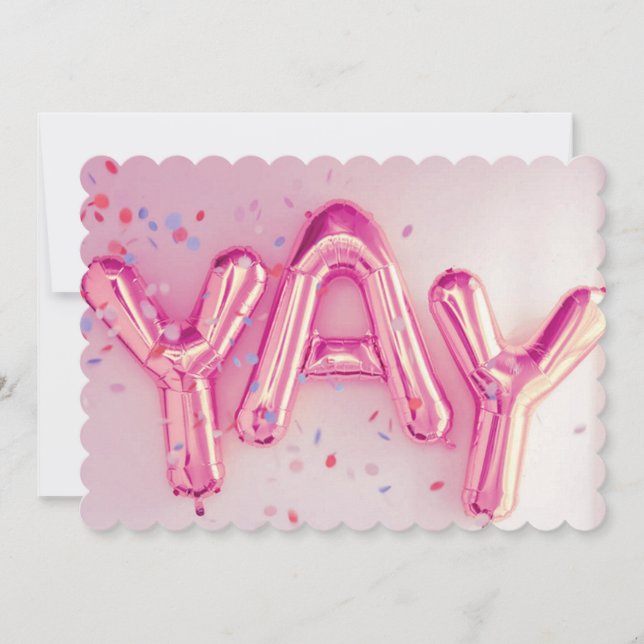 "YAY!" (Front)