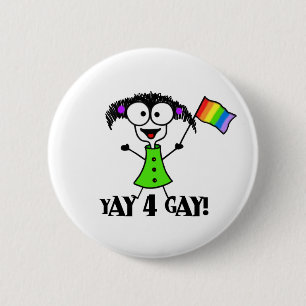 Yay 4 Gay Button