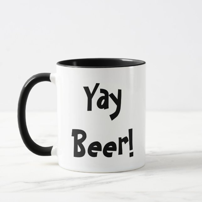 Yay Beer! Mug (Left)