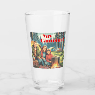 Yay Camping In The Rain Glass