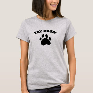 Yay Dogs! Paw Print T-Shirt