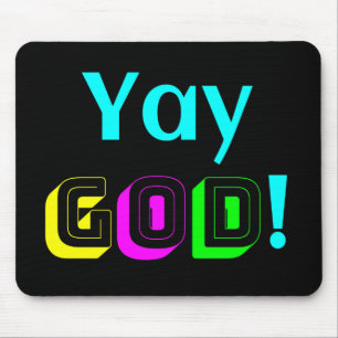 Yay God Mouse Mat