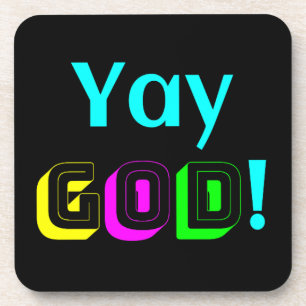 Yay God Neon Love Coaster